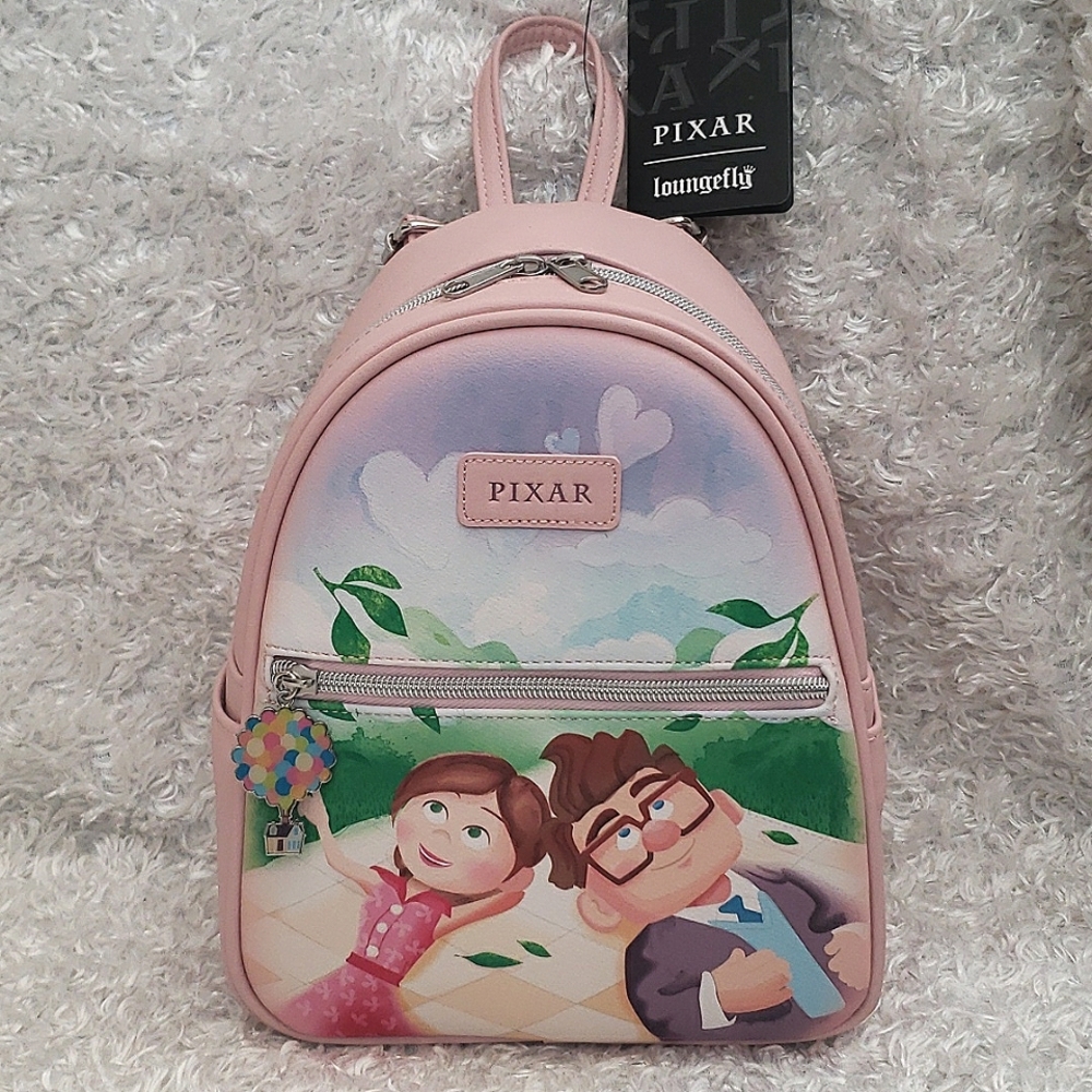 NWT Loungefly Pixar Up Carl and Ellie mini backpack